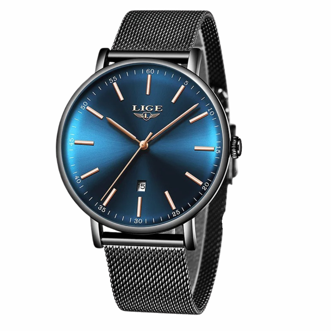 Aurelia Casual Luxury Ultra-Thin Edelstahluhr