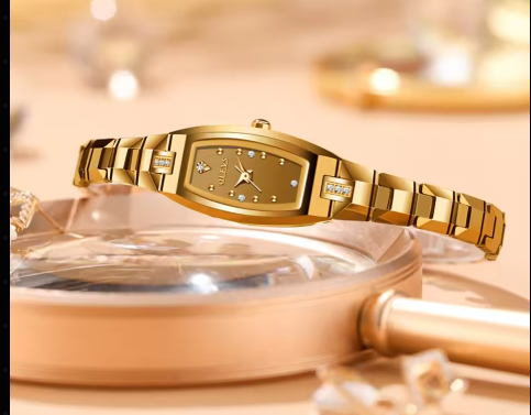 Schmale luxus uhr für damen
