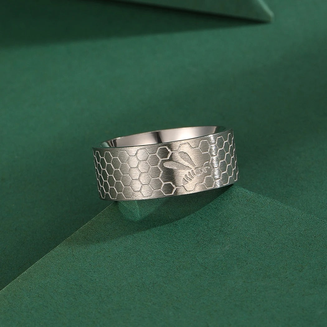 Kaitlyn - Wabenförmiger Ring