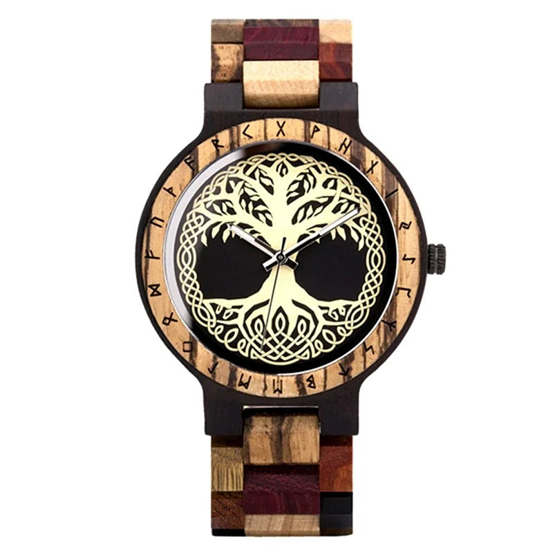 Liam - Holz Vintage Uhr für Männer