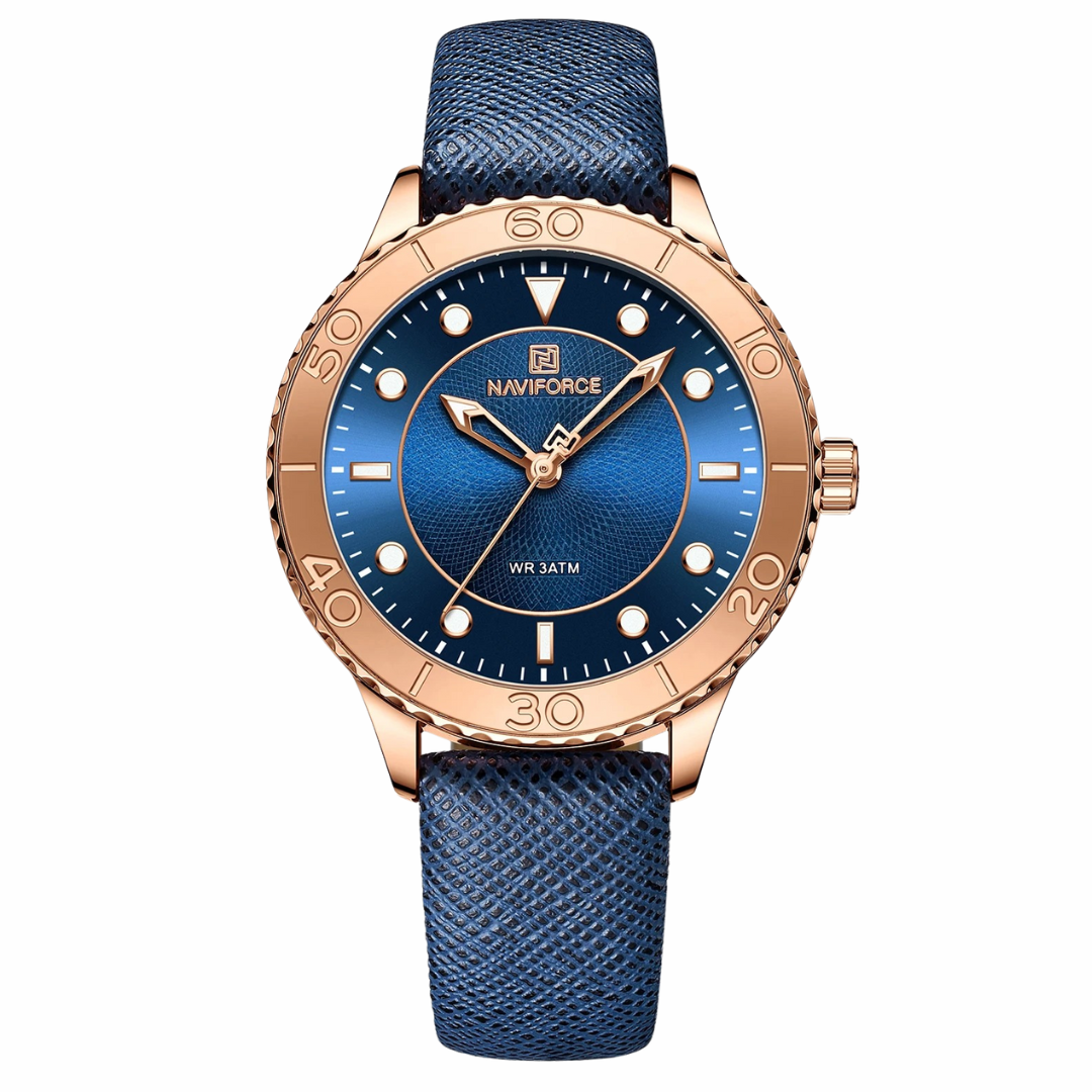 Bianca - Klassische Wasserdichte Lederuhr