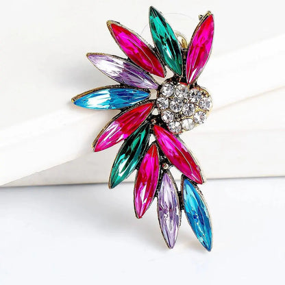 Heart Wing Earrings with Zirconias Unique Joyas