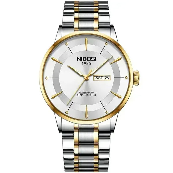 Tomasso Luxus-Quarzuhr aus Stahl