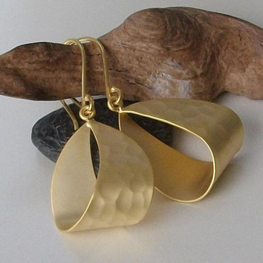 Vergoldete vintage-ohrringe