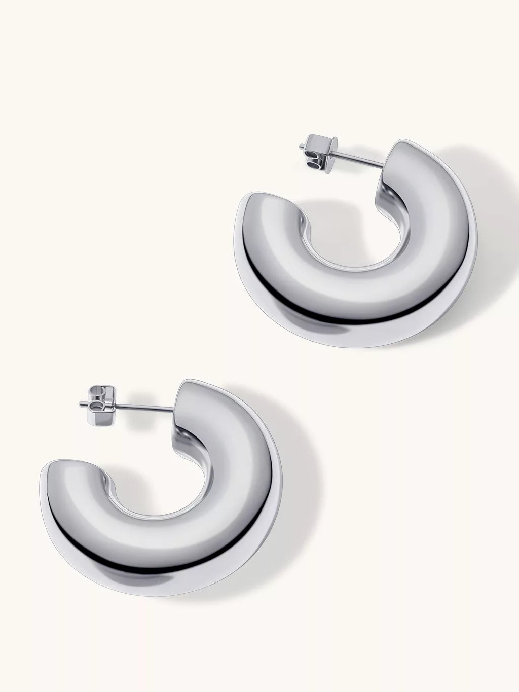 Elegante DOROSE Ohrringe aus hochwertigem Edelstahl | Hypoallergener Schmuck mit modernem Design