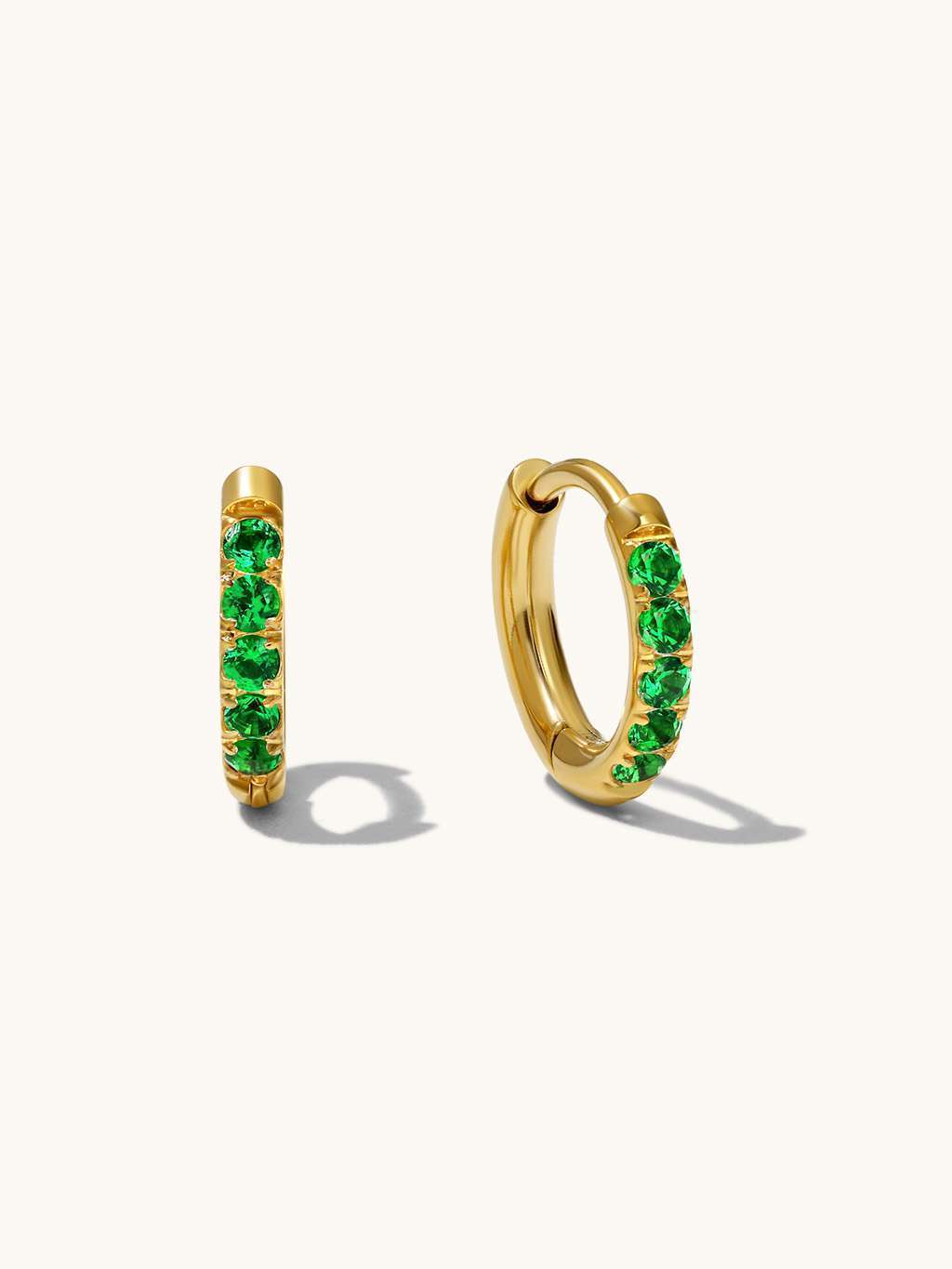 Dorose 18K-vergoldete Ohrringe aus nickelfreiem Edelstahl | Hypoallergener wasserdichter Schmuck für sensible Haut