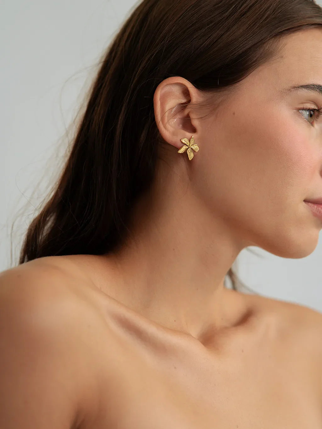 Hypoallergene 18K vergoldete Ohrringe - Wasserdichter Edelstahl-Stecker von Dorose