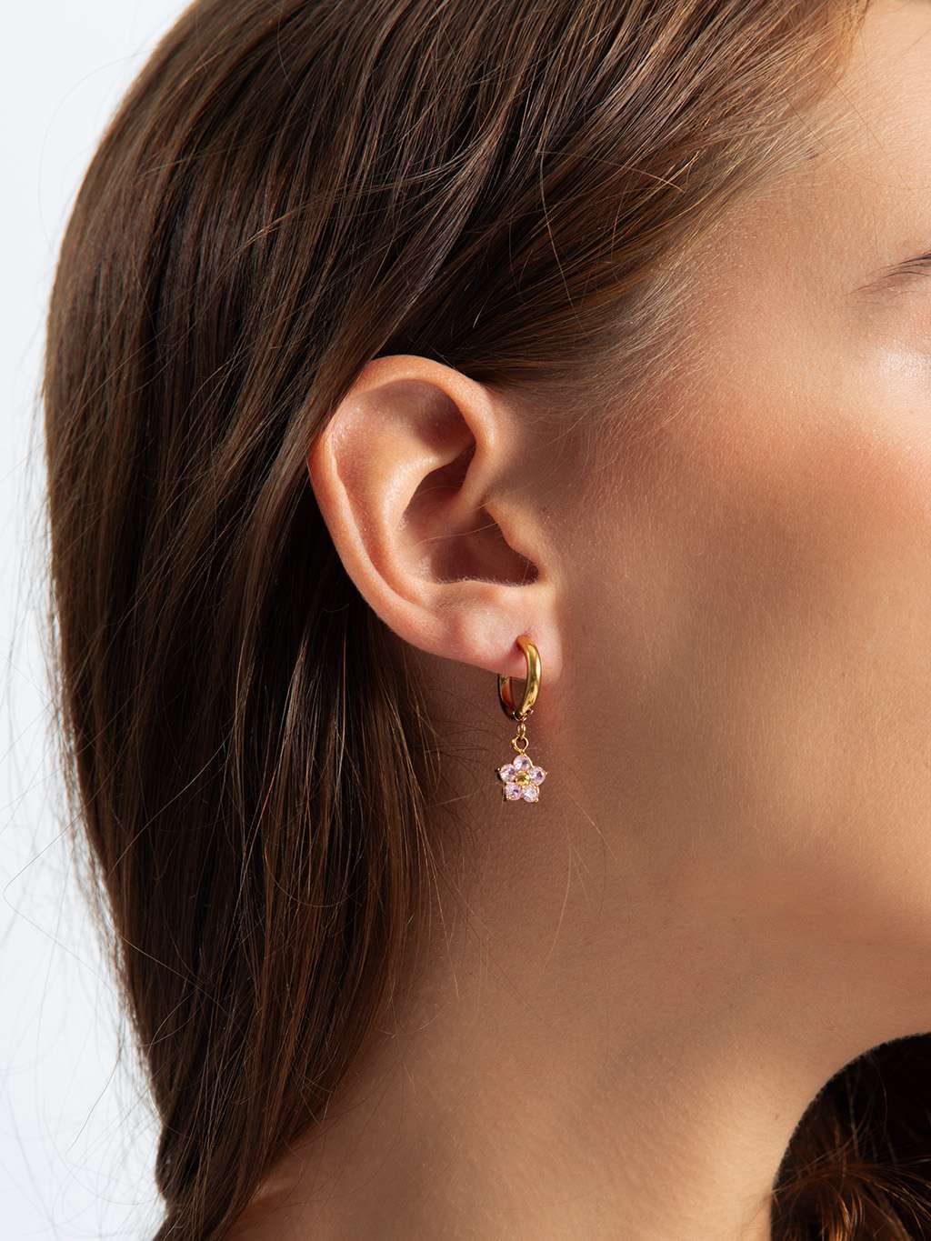 Dorose 18K-vergoldete Ohrringe aus nickelfreiem Edelstahl | wasserfest und hautverträglich für Beruf & Freizeit