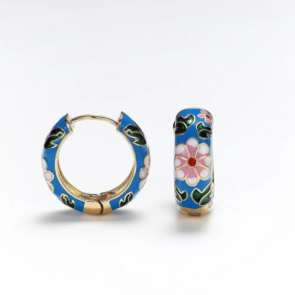 Luxurious Floral Earrings Unique Joyas