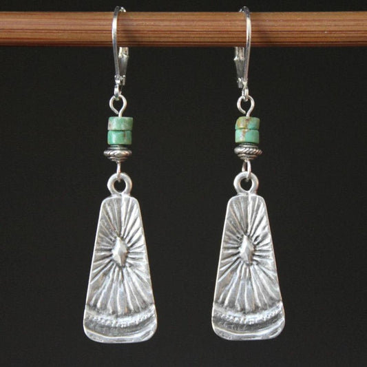 Boho maya ohrringe in gold