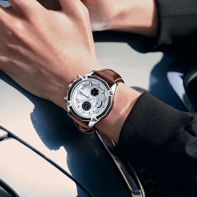 Quarz-chronographen-rennfahreruhr