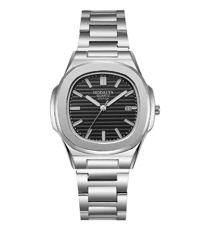 Edelstahl sport chronograph uhr