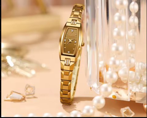 Schmale luxus uhr für damen