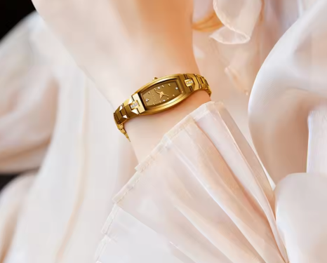 Schmale luxus uhr für damen