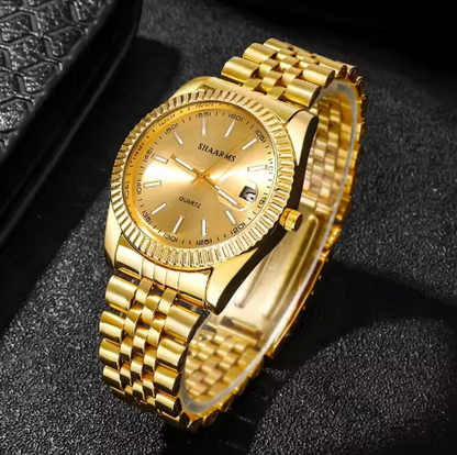 Goldene uhr für männer