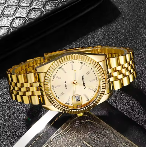 Goldene uhr für männer