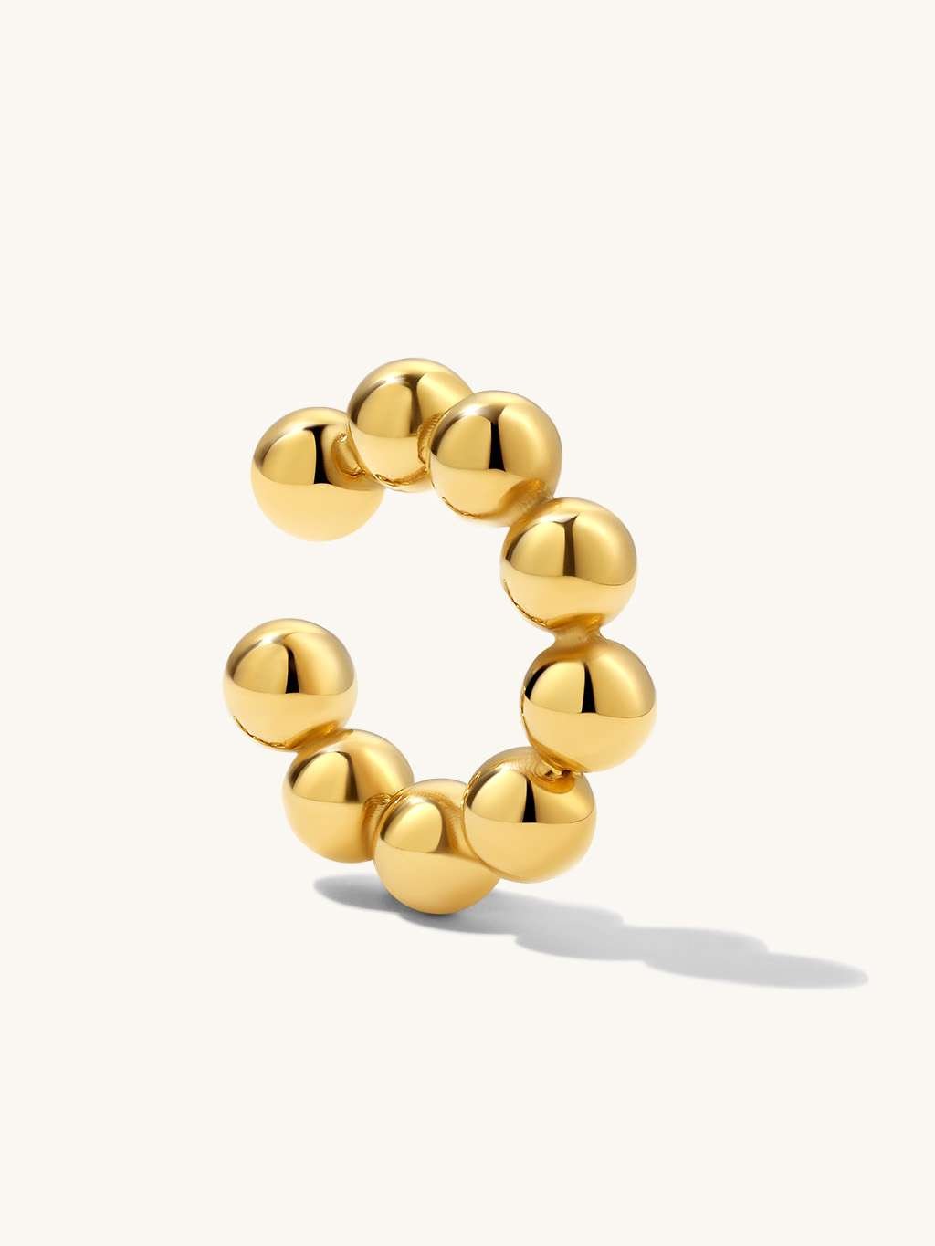 Ball Earcuff Gold - Dorose | Wasserfester Schmuck, 18K vergoldet