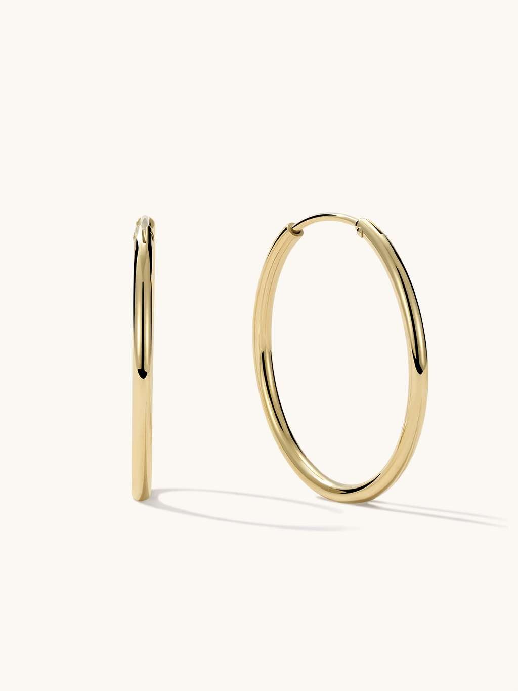 Be Strong Ohrringe Gold 24mm - Dorose | Wasserfester Schmuck, 18K vergoldet