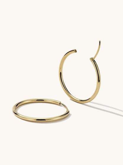 Be Strong Ohrringe Gold 24mm - Dorose | Wasserfester Schmuck, 18K vergoldet
