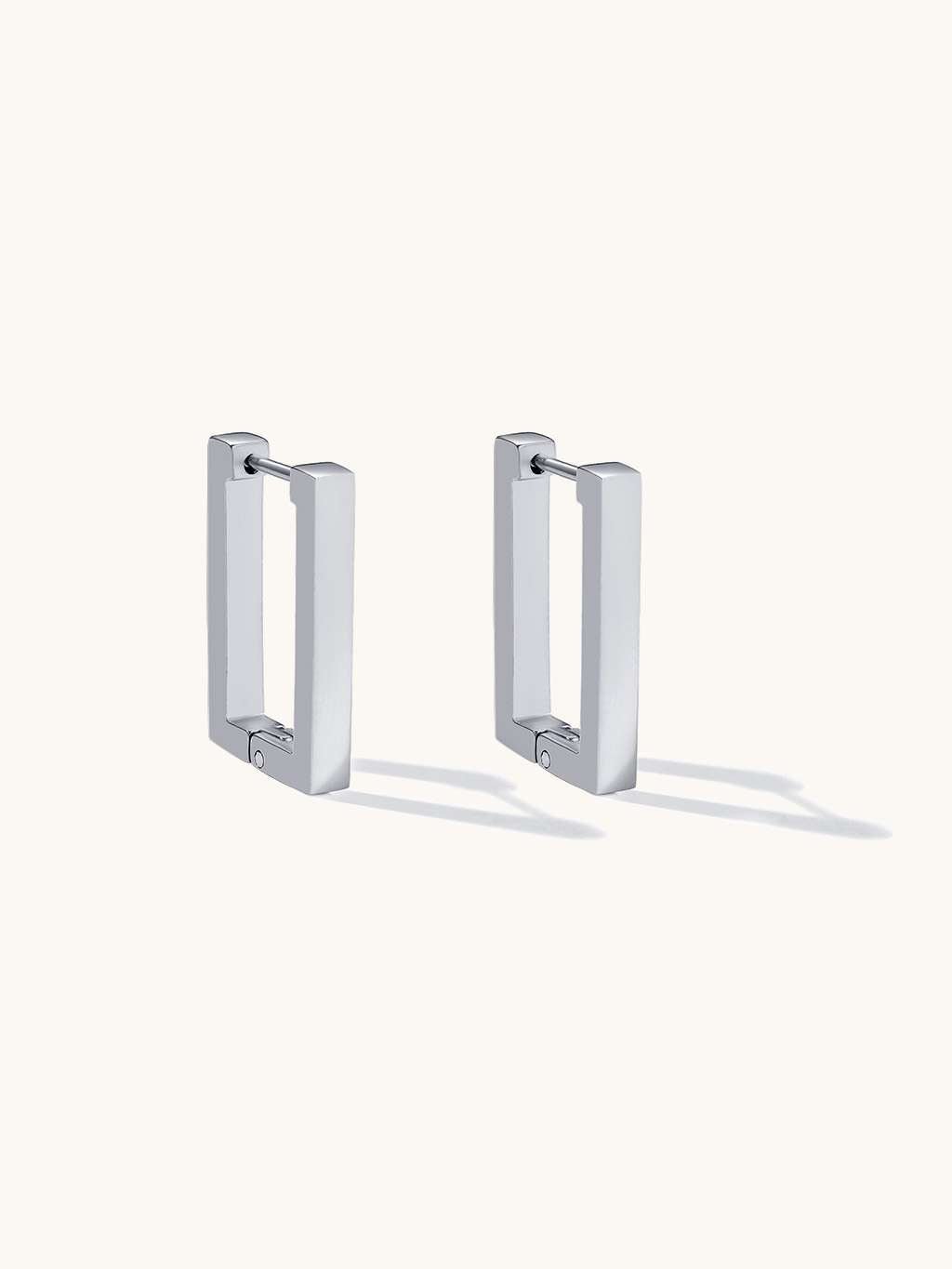 Block Ohrringe Gold & Silber - Dorose | Wasserfester Schmuck, 18K vergoldet