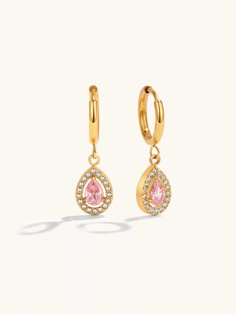 Dazzling grace ohrringe gold 10mm