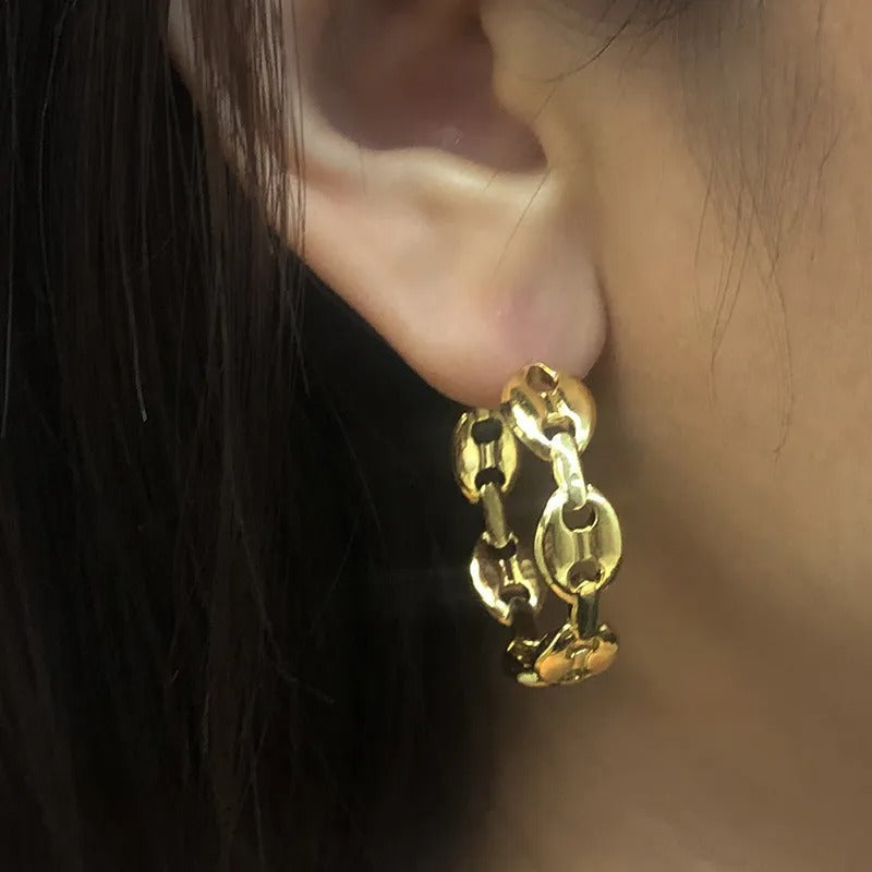 Via - Zeitlose Hoop-Ohrringe