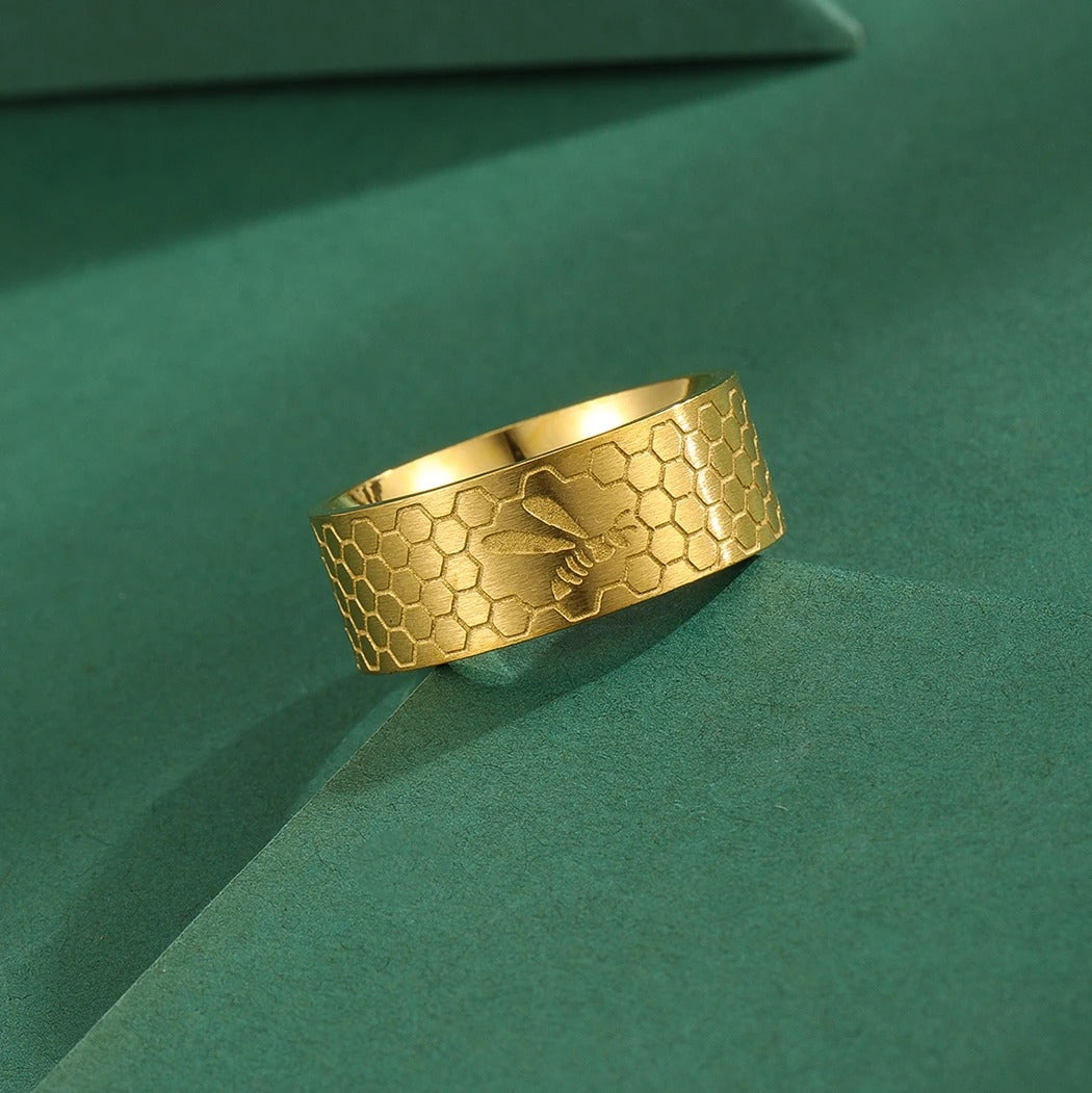 Kaitlyn - Wabenförmiger Ring