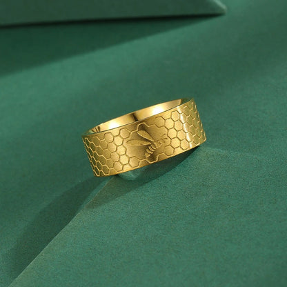 Kaitlyn - Wabenförmiger Ring