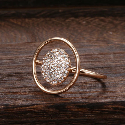 Arabellia - Zirkon Paved Damenring