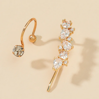 Selly - schimmernde manschetten-ohrringe