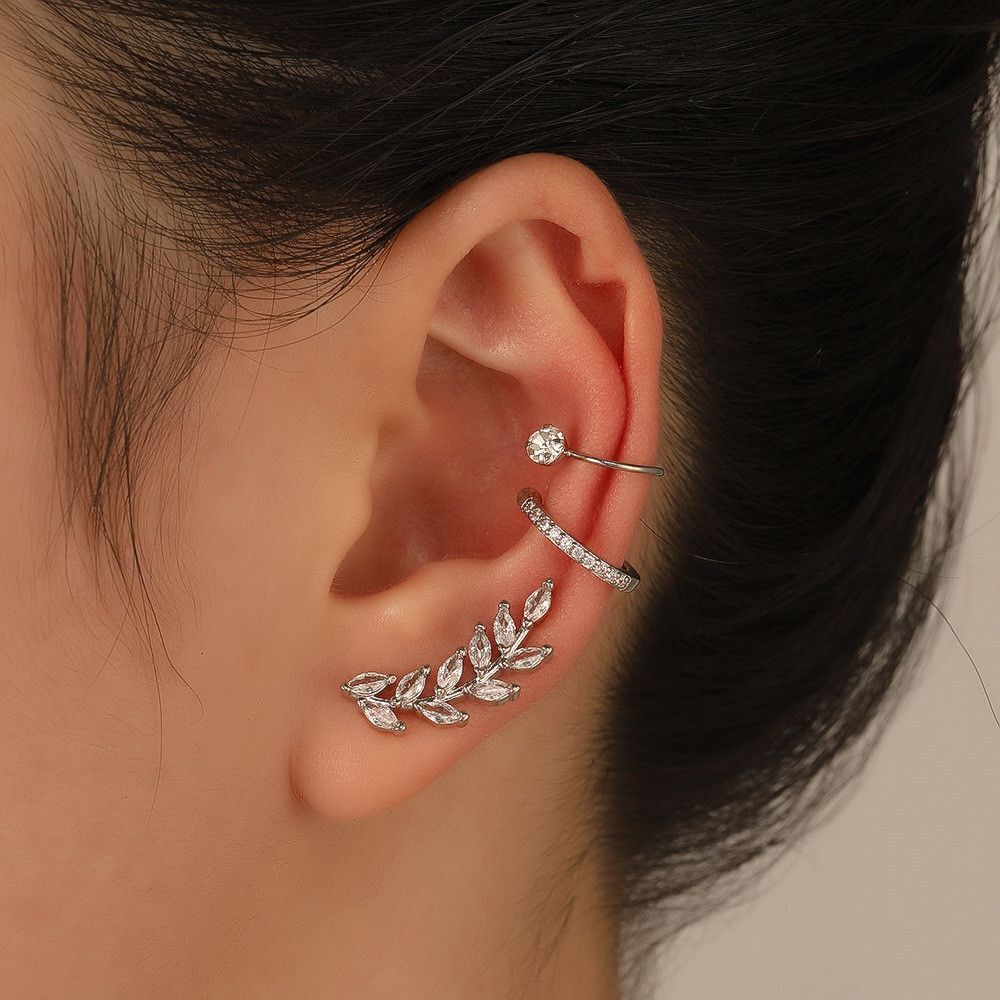 Selly - schimmernde manschetten-ohrringe