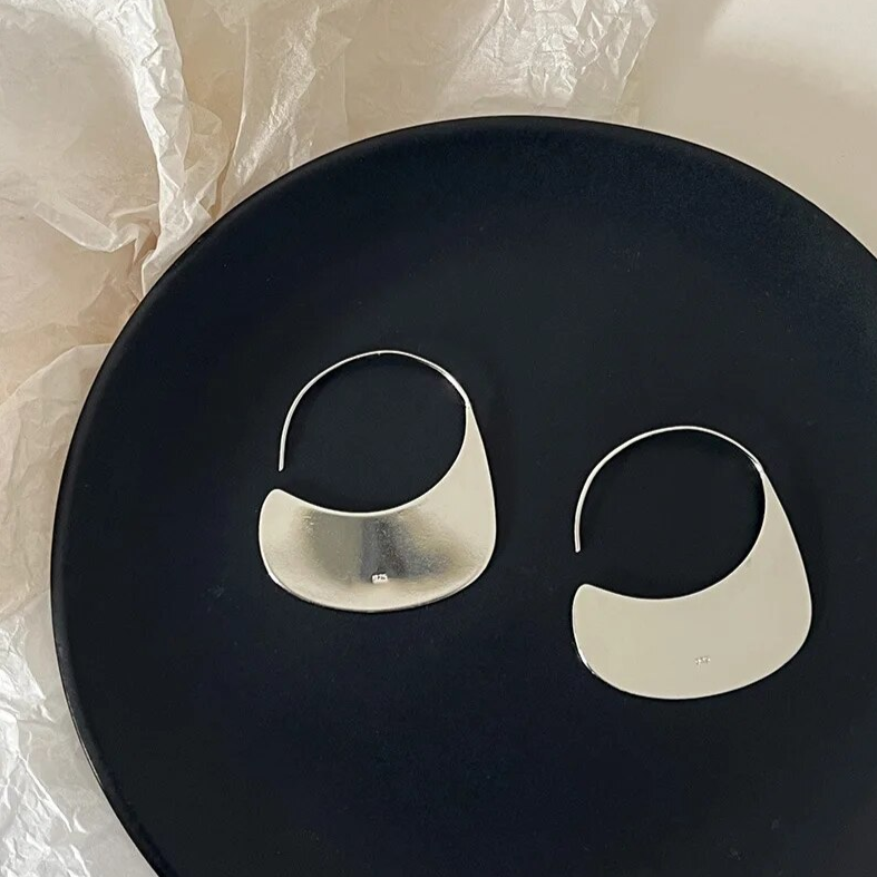 Jayda - Glitzernde Hoop-Ohrringe