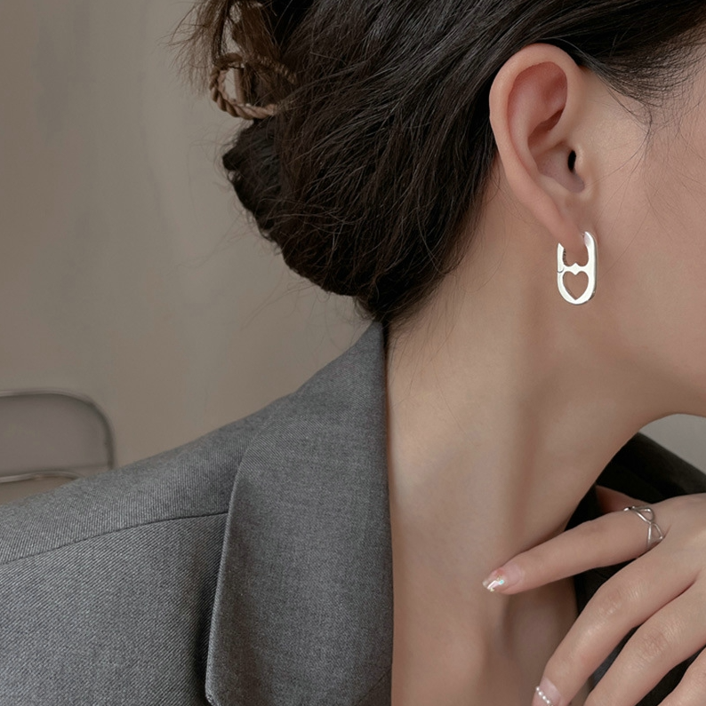 Jayda - Glitzernde Hoop-Ohrringe