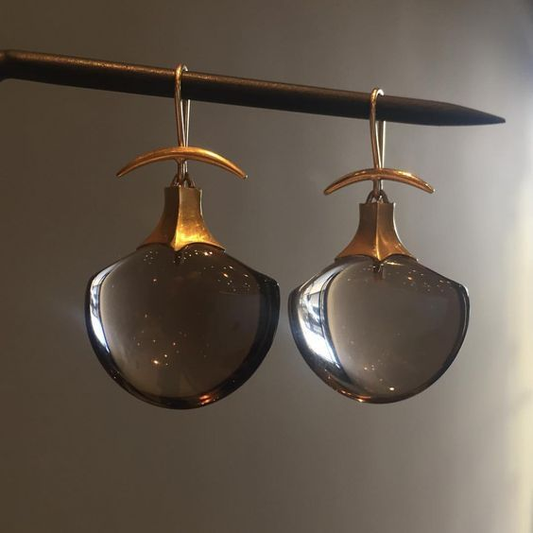 Vintage kosmische kristall ohrringe