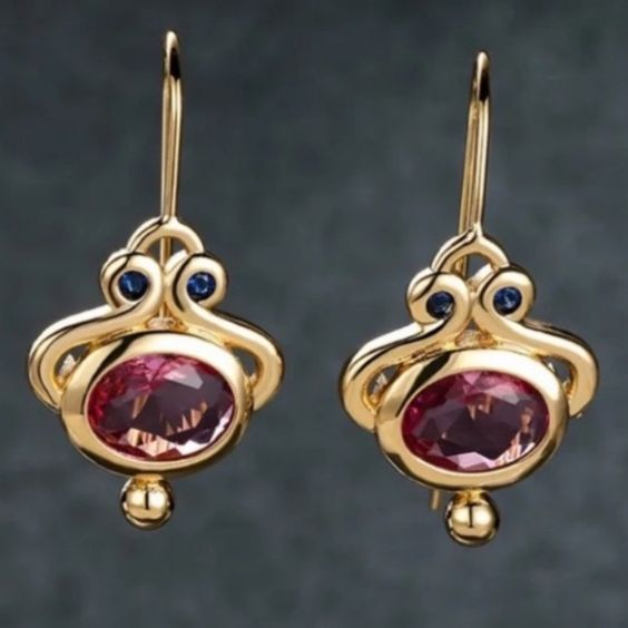 Vintage roségold ohrringe