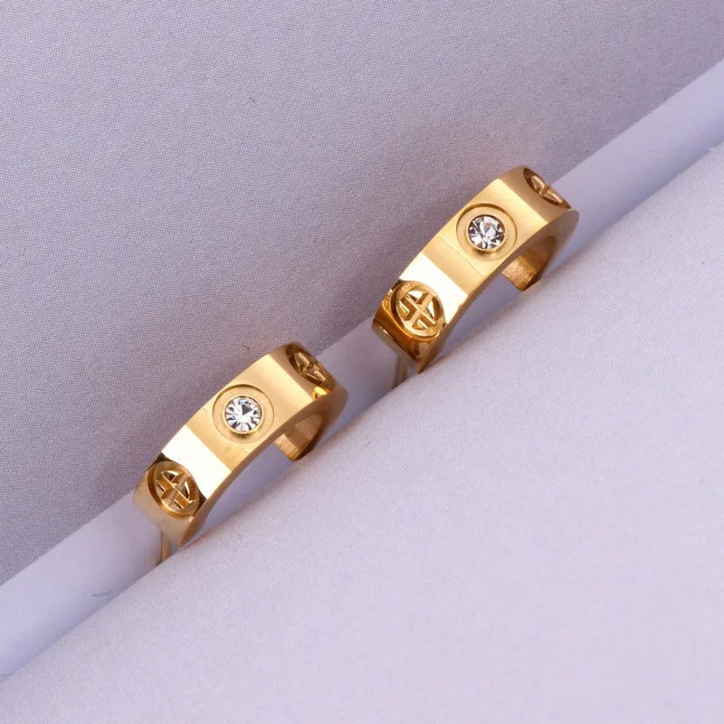 Dawnson - Kreuz-Schrauben-Ohrring