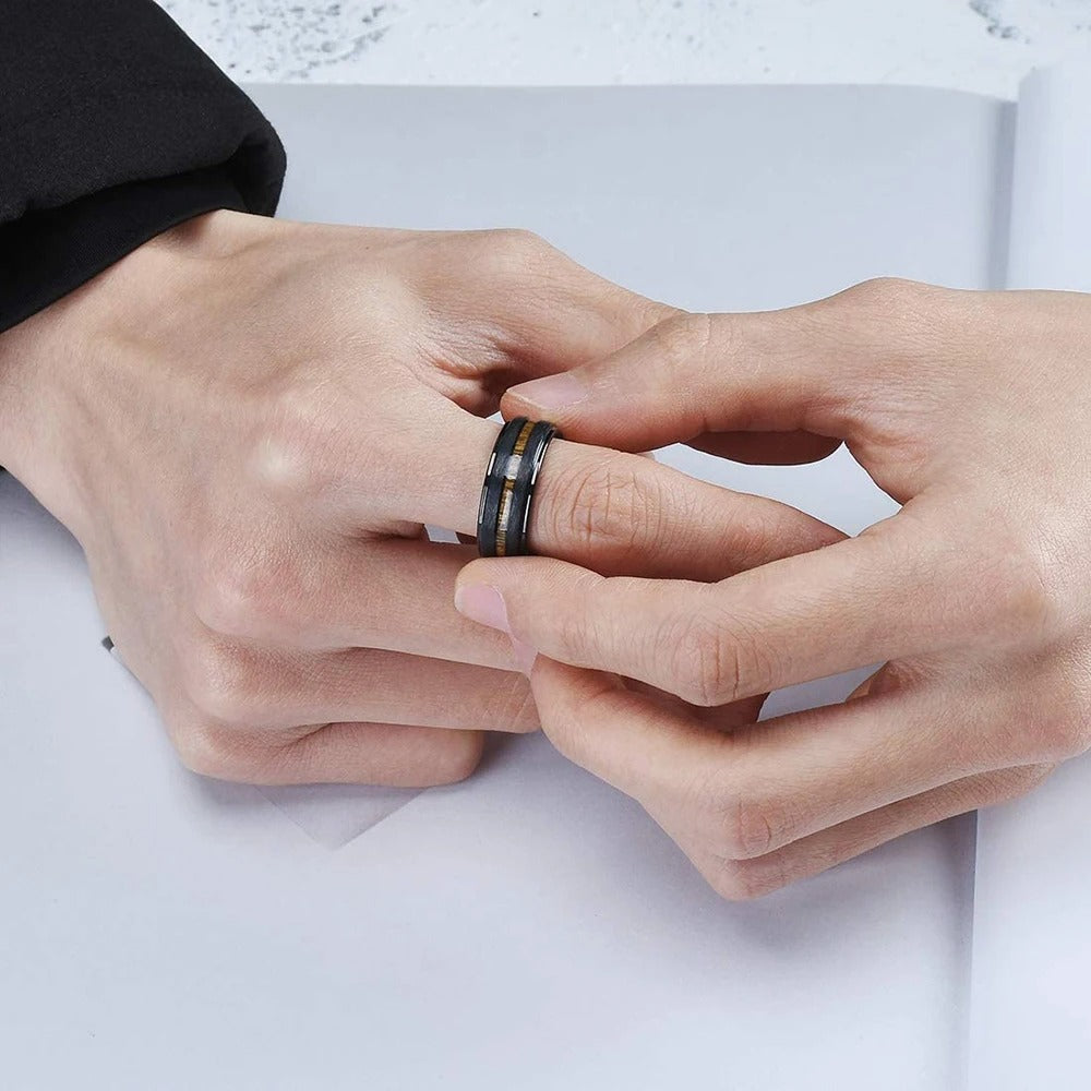 Ciano - versprechensring aus holz