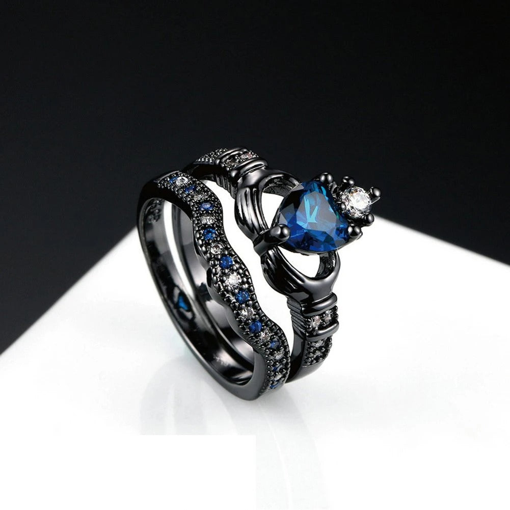 Fiona - keltischer drache blauer ring