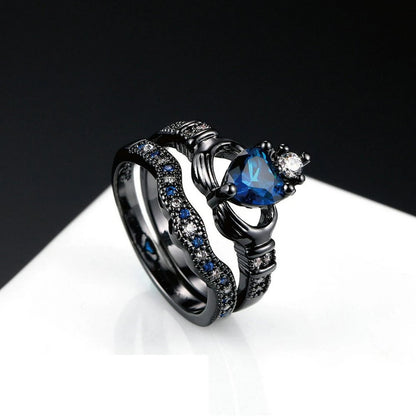 Fiona - keltischer drache blauer ring