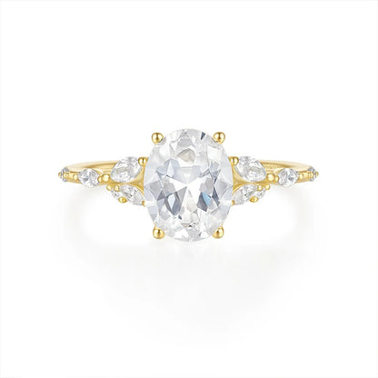 Jade - Klassischer Stein Ring