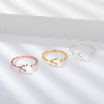 Klara - Anpassbare Initialenringe