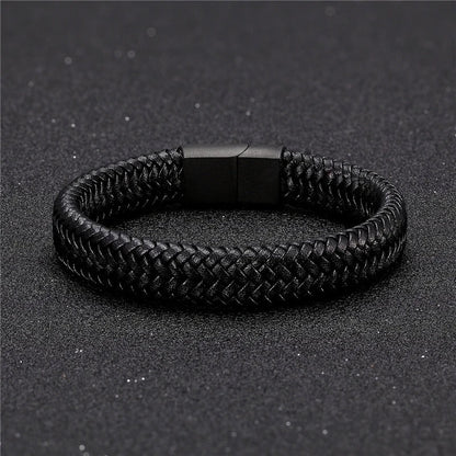 William - Geflochtenes Lederarmband