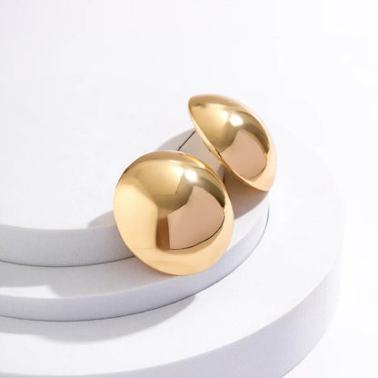 Rogelia - Elegante Metallkugel-Ohrringe