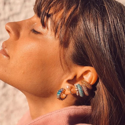 Ashanna - Atemberaubende mehrfarbige Ohrringe