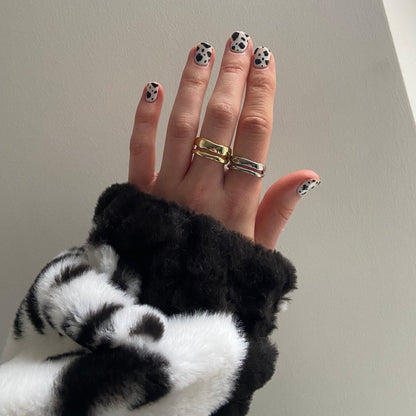 Djanna - Sophisticated Geometrischer Twist-Ring