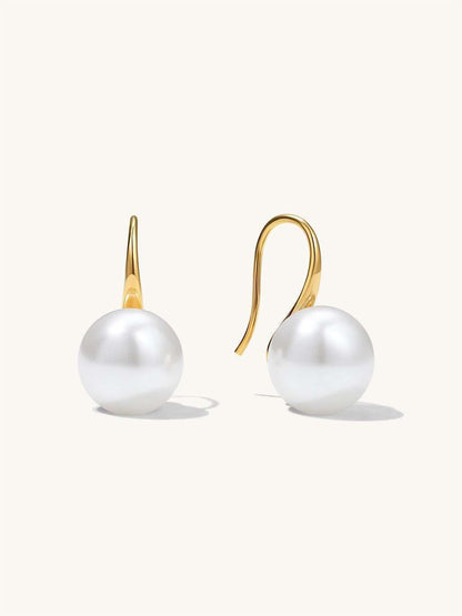 Perlenohrhaken Gold - Dorose | Wasserfester Schmuck, 18K vergoldet