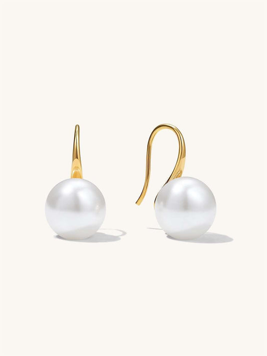 Perlenohrhaken Gold - Dorose | Wasserfester Schmuck, 18K vergoldet