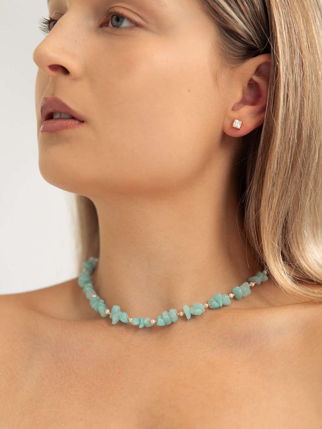 Square Shine Ohrstecker Gold 3mm 4mm 5mm - Dorose | Wasserfester Schmuck, 18K vergoldet