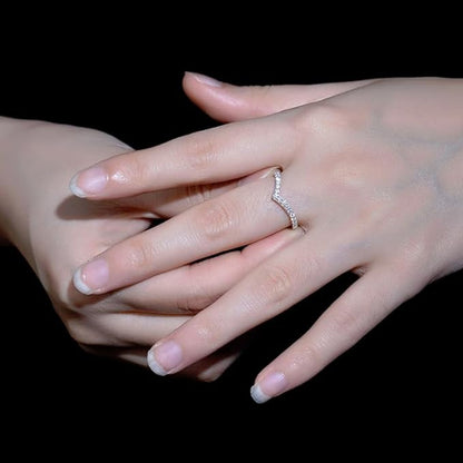 Constancia - Sterlingsilber Stapelring