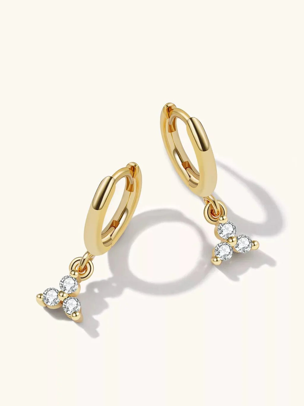 Together Ohrringe Gold 8mm - Dorose | Wasserfester Schmuck, 18K vergoldet